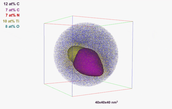 A nano-scale Ti-rich oxide precipitate associated with a Ti