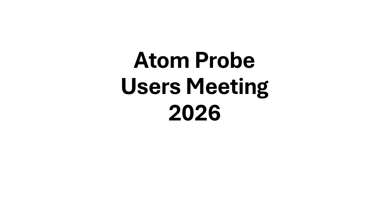 ATOM PROBE USER MEETING 2026 LOGO